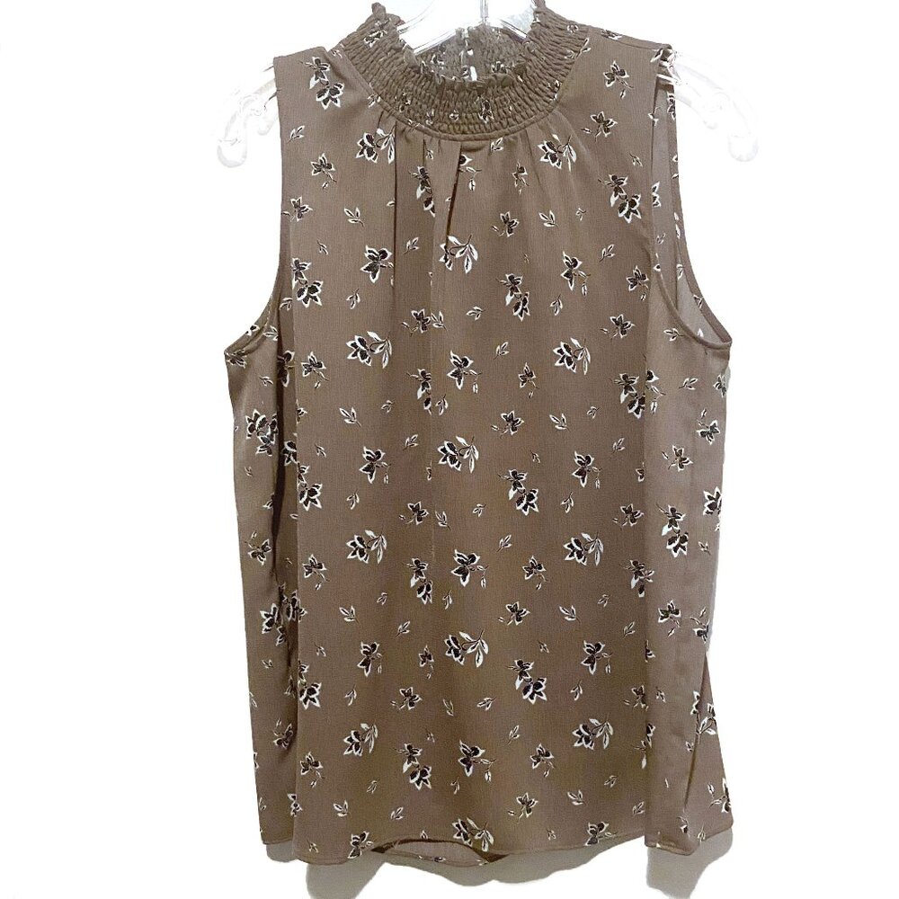 Ann Taylor NWT, floral print, sleeveless tank size M